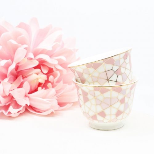 Arabic Coffee & Tea Cups Pink Set – Modern Dar